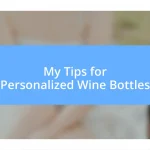 My Tips for Personalized Wine Bottles